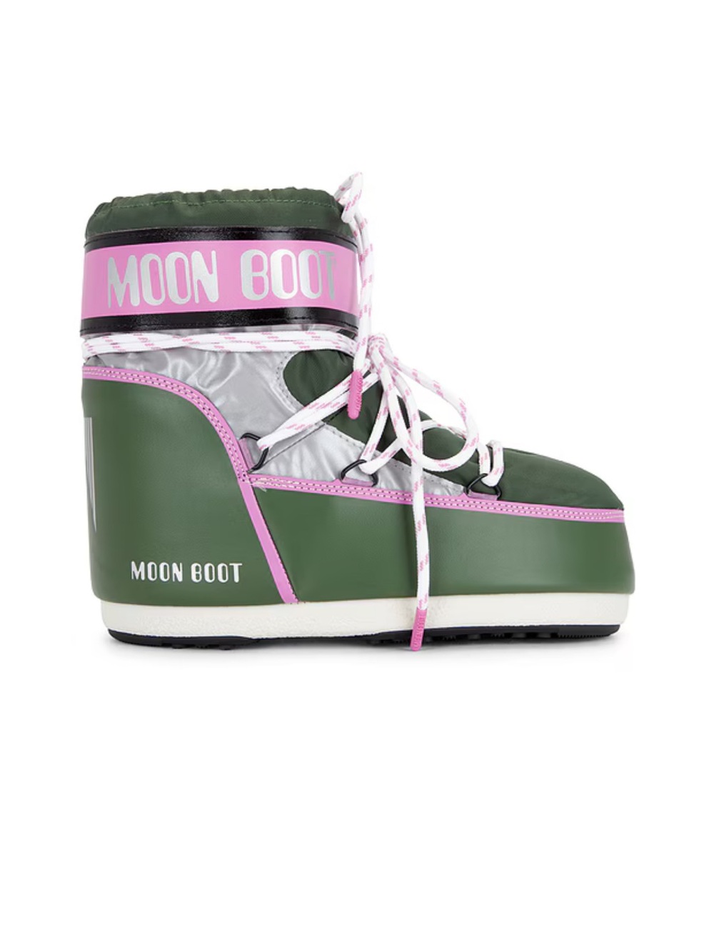 Moon Boot ICON LOW SPACE RACING GREEN BOOTS 42/44 BRAND NEW Ski Snowboarding